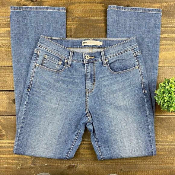 Levi's 515 Boot Cut Denim Jeans Women's Size 6 High Rise Stretch Denim Jeans